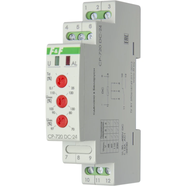 Реле напряжения CP-720 DC-24