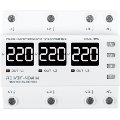 Alternative view of Реле напряжения RE V3F-40A W