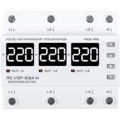 Alternative view of Реле напряжения RE V3F-63A W
