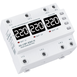 Реле напряжения RE V3F-63A W