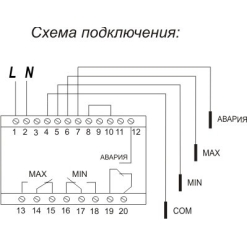 Alternative view of Реле контроля уровня PZ-830
